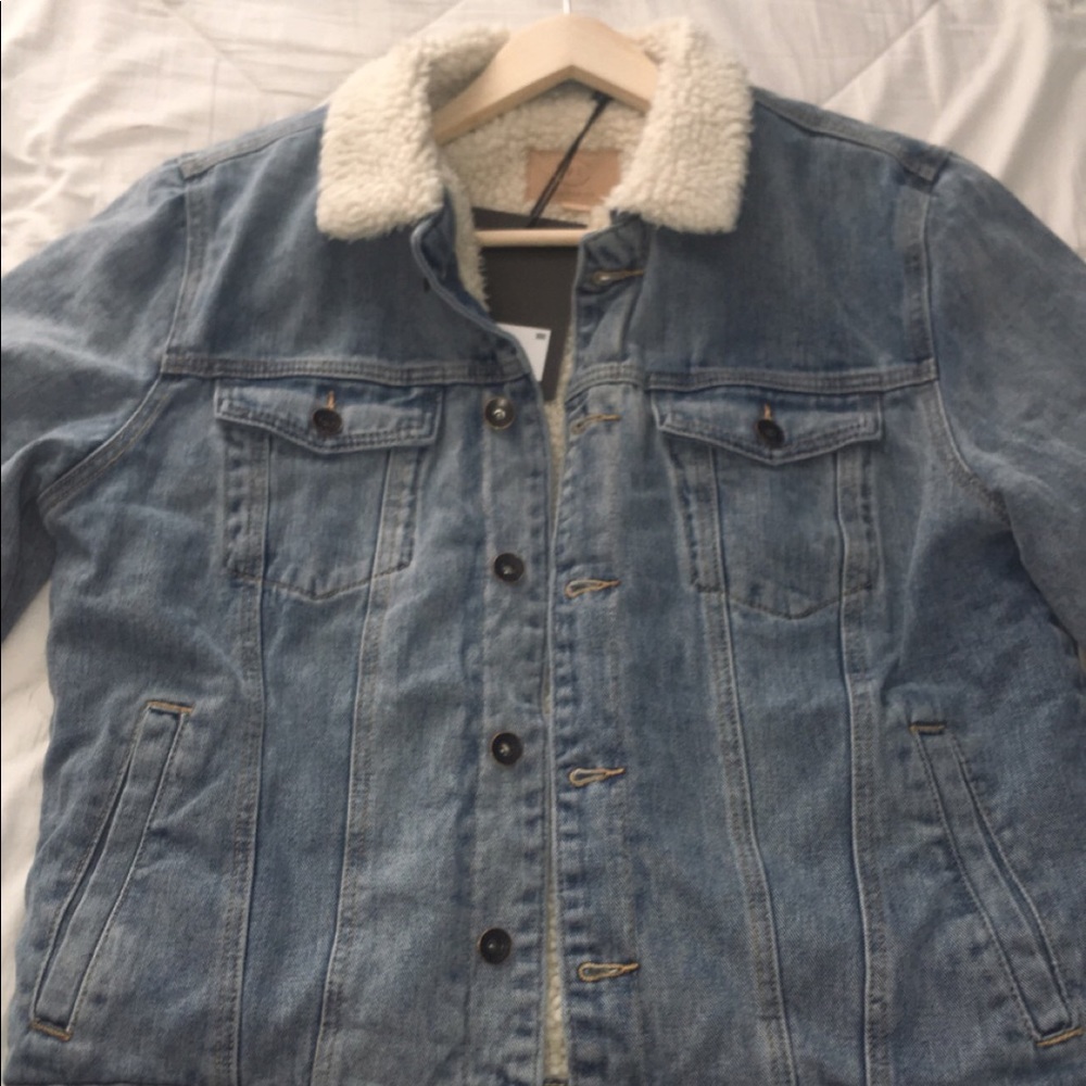 Cotton On Borg Denim Jacket